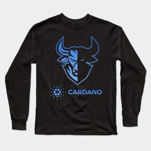 Cardano ADA coin Crypto coin Crytopcurrency Long Sleeve T-Shirt